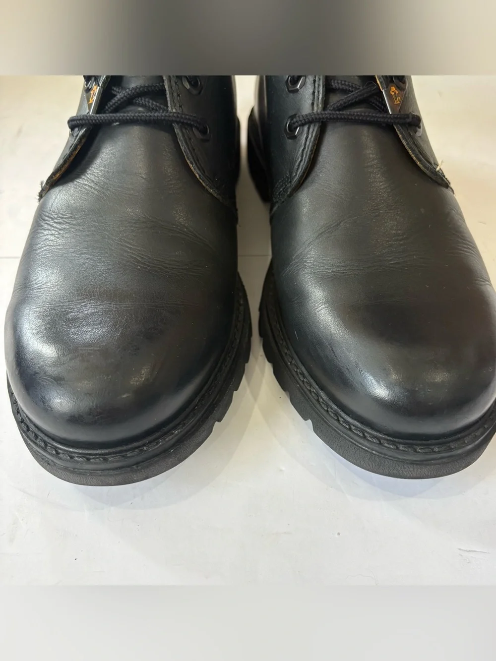 Havana Joe Mens 43 Black Leather Chukka Boots Lace Up Made in Spain